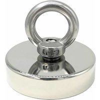 Superstarker Neodym-Magnet 120 kg – Kraftvolle Magnete – Ideal zum Magnetfischen – Ø 60 mm mit Neodym-Öse