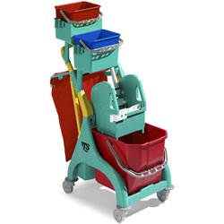 Systemwagen TTS Nick plus 30, mit 15 L Eimer Putzwagen, kompakter Systemwagen 15 Liter Systemwagen TTS Nick plus 30, mit 15 L Eimer Putzwagen, kompakter Systemwagen 15 Liter