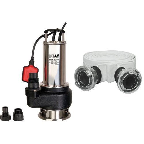T.I.P. Profi Schmutzwasser Tauchpumpe Extrema 400/11 Pro + 15 m Gewebeschlauch T.I.P. Profi Schmutzwasser Tauchpumpe Extrema 400/11 Pro + 15 m Gewebeschlauch