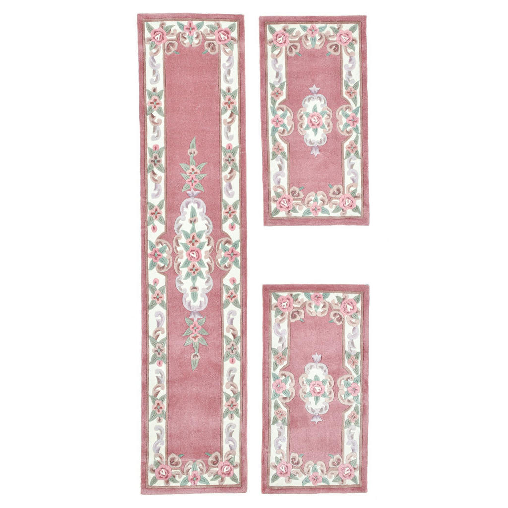 Theko Handtuftteppich, Rosa, Textil, Floral, Freiform, 70x600 cm, antistatisch, Teppiche & Böden, Teppiche, Hochflorteppiche & Shaggys Theko Handtuftteppich, Rosa, Textil, Floral, Freiform, 70x600 cm, antistatisch, Teppiche & Böden, Teppiche, Hochflorteppiche & Shaggys von THEKO