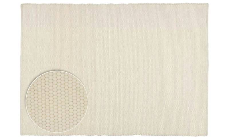 THEKO Handwebteppich  Alpen ¦ beige ¦ Wolle ¦ Maße (cm): B: 140 H: 1,2 Teppiche > Wohnteppiche - Höffner