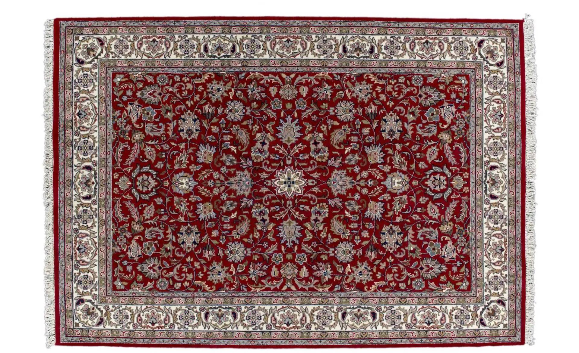 THEKO Orientteppich  Benares ¦ rot ¦ Wolle ¦ Maße (cm): B: 120 H: 1,2 Teppiche > Wohnteppiche - Höffner