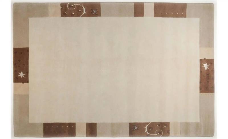 THEKO Wollteppich  Royal Ganges ¦ beige ¦ Viskose ¦ Maße (cm): B: 60 H: 1,3 Teppiche > Läufer & Bettumrandungen - Höffner