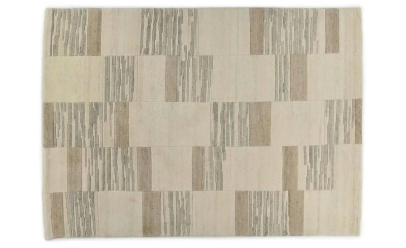 THEKO Wollteppich   ¦ beige ¦ Wolle ¦ Maße (cm): B: 250 H: 1,2 Teppiche > Wohnteppiche - Möbel Kraft