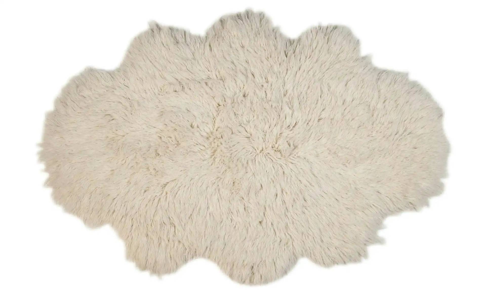 THEKO Flokati Wollteppich  Flokos ¦ beige ¦ Lammfell ¦ Maße (cm): B: 120 H: 7 Teppiche > Felle > Schaffelle - Höffner