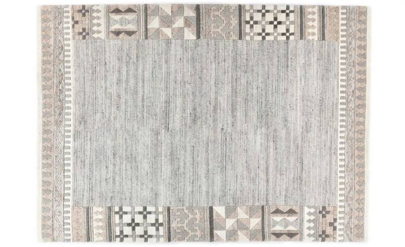 THEKO Wollteppich  Nakarta ¦ beige ¦ Wolle ¦ Maße (cm): B: 90 H: 1,2 Teppiche > Wohnteppiche - Höffner