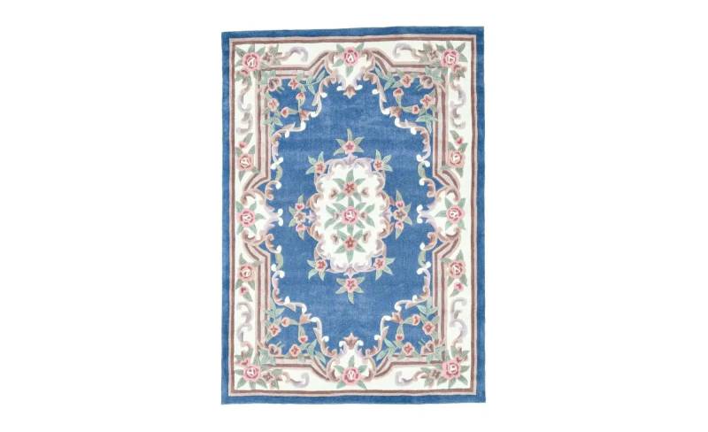 THEKO Vintageteppich   ¦ blau ¦ Synthetische Fasern ¦ Maße (cm): B: 290 H: 1,4 Teppiche > Wohnteppiche > Orient-Teppiche - Möbel Kraft
