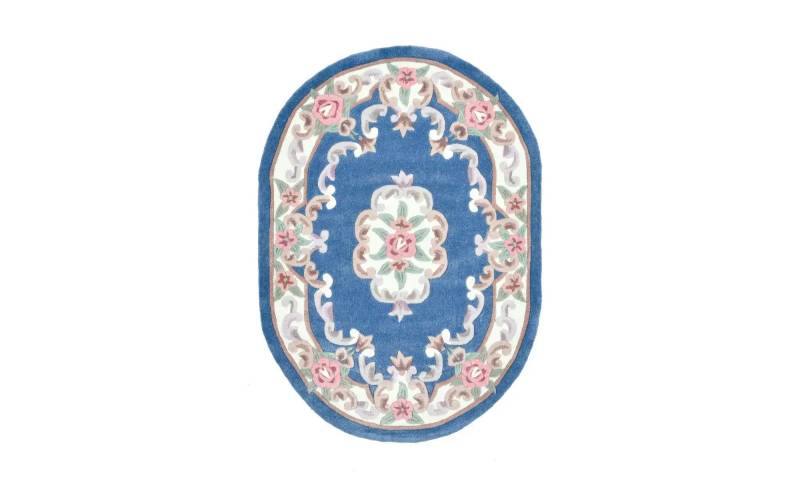THEKO Vintageteppich  Ming ¦ blau ¦ Synthetische Fasern ¦ Maße (cm): B: 190 H: 1,4 Teppiche > Orientteppiche - Höffner
