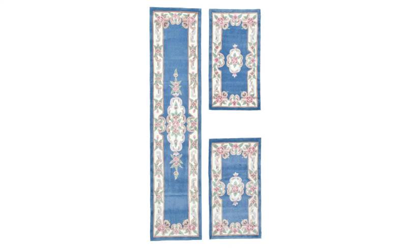 THEKO Vintageteppich  Ming ¦ blau ¦ Synthetische Fasern ¦ Maße (cm): B: 70 H: 1,4 Teppiche > Orientteppiche - Höffner