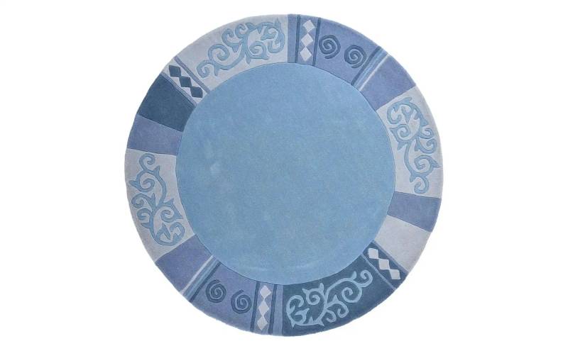 THEKO Teppich   ¦ blau ¦ Wolle ¦ Maße (cm): B: 150 H: 1,4 Teppiche > Wohnteppiche - Höffner