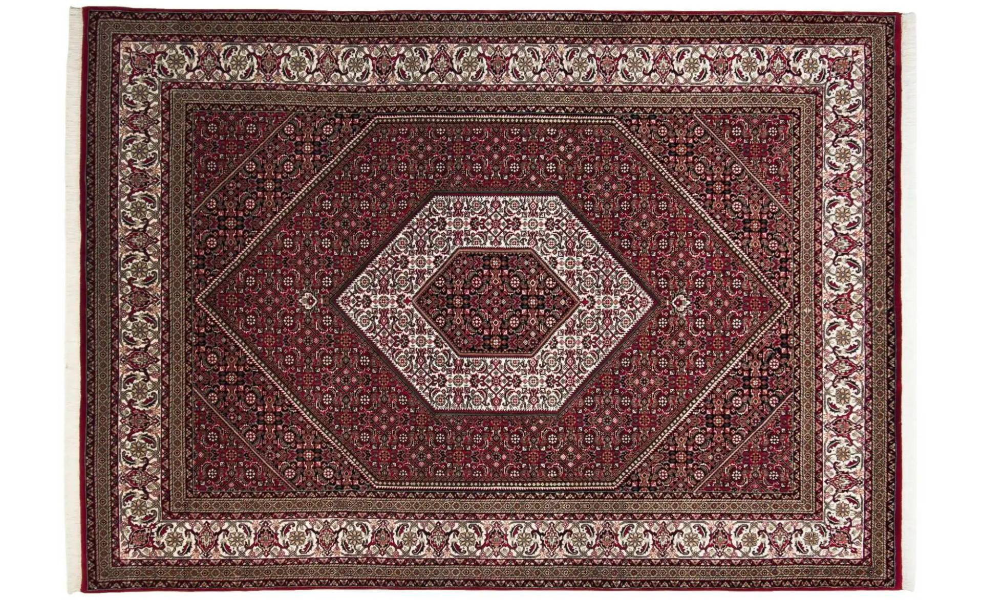 THEKO Orientteppich  Sirsa Silk Bidjar ¦ creme ¦ Wolle ¦ Maße (cm): B: 250 H: 1,2 Teppiche > Wohnteppiche - Höffner