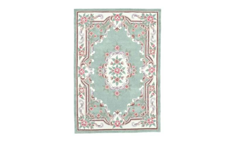 THEKO Vintageteppich  Ming ¦ grün ¦ Synthetische Fasern ¦ Maße (cm): B: 90 H: 1,4 Teppiche > Orientteppiche - Höffner