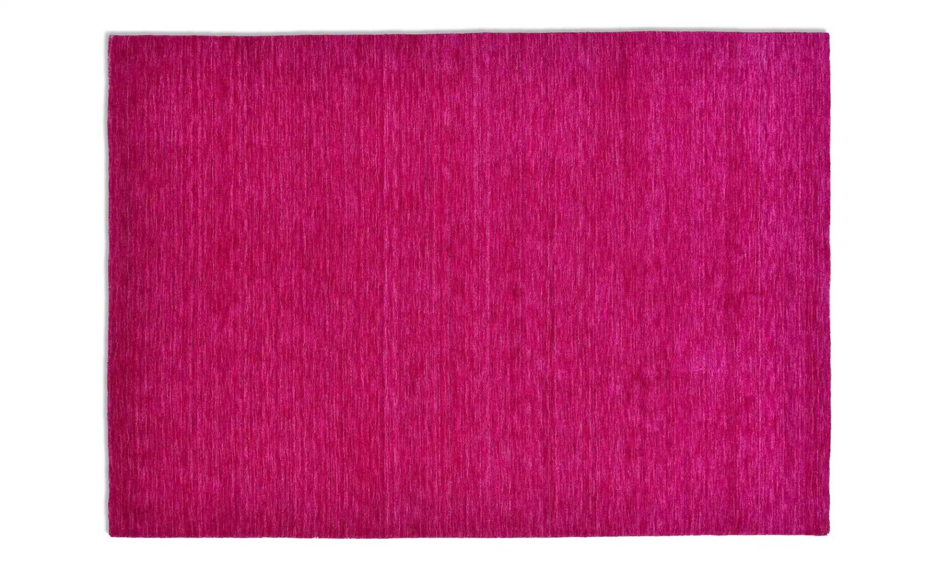 THEKO Handweber  Phalguna ¦ rosa/pink ¦ Wolle ¦ Maße (cm): B: 190 H: 1,3 Teppiche > Wohnteppiche - Möbel Kraft