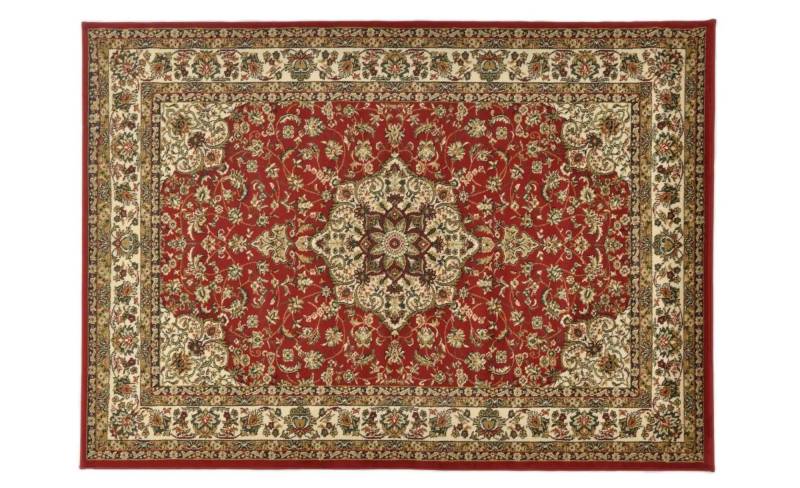 THEKO Orientteppich  Hamadan ¦ rot ¦ Synthetische Fasern ¦ Maße (cm): B: 66 H: 1 Teppiche > Läufer & Bettumrandungen - Höffner