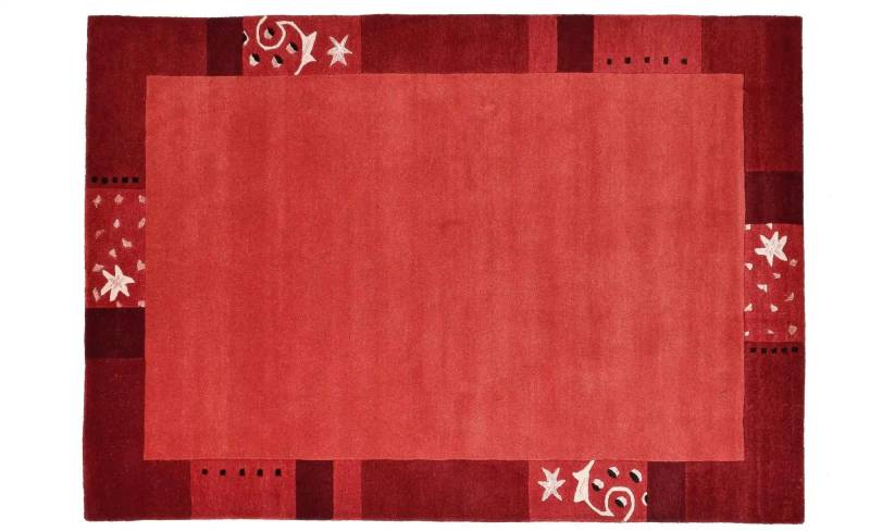 THEKO Wollteppich  Royal Ganges ¦ rot ¦ Wolle ¦ Maße (cm): B: 240 H: 1,3 Teppiche > Wohnteppiche - Höffner