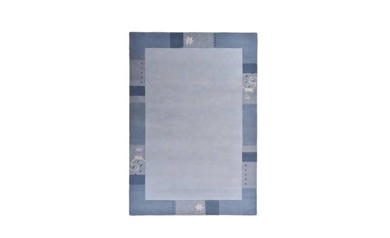 THEKO Wollteppich   ¦ blau ¦ Wolle ¦ Maße (cm): B: 240 H: 1,3 Teppiche > Wohnteppiche - Möbel Kraft