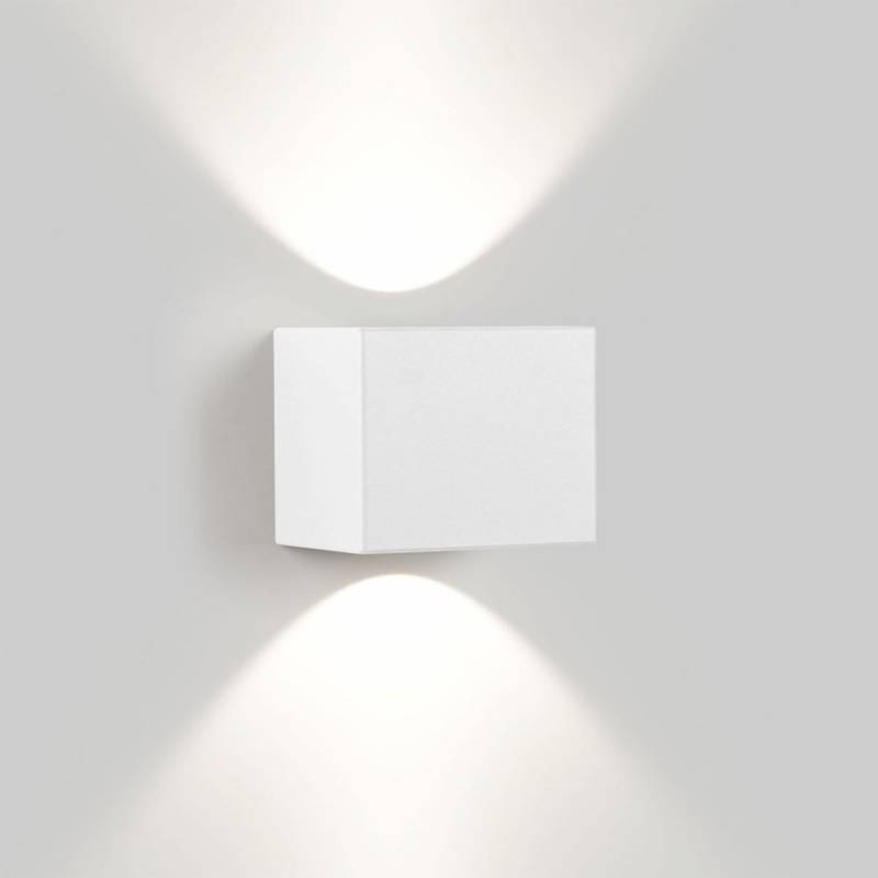 TIGA LED 92724 DIM8 Wandleuchte, B: 13 cm, H: 10,5 cm, Weiß, Extra-Warmweiß 2700K