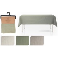 TISCHDECKE 1 Stück ca. 140 x 220 cm  3 Sorten unsortiert Beige / Grau / Grün