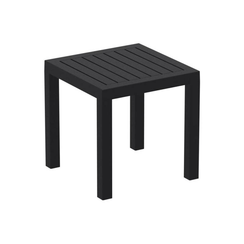 TPFGarden GARTENTISCH/BEISTELLTISCH Schwarz