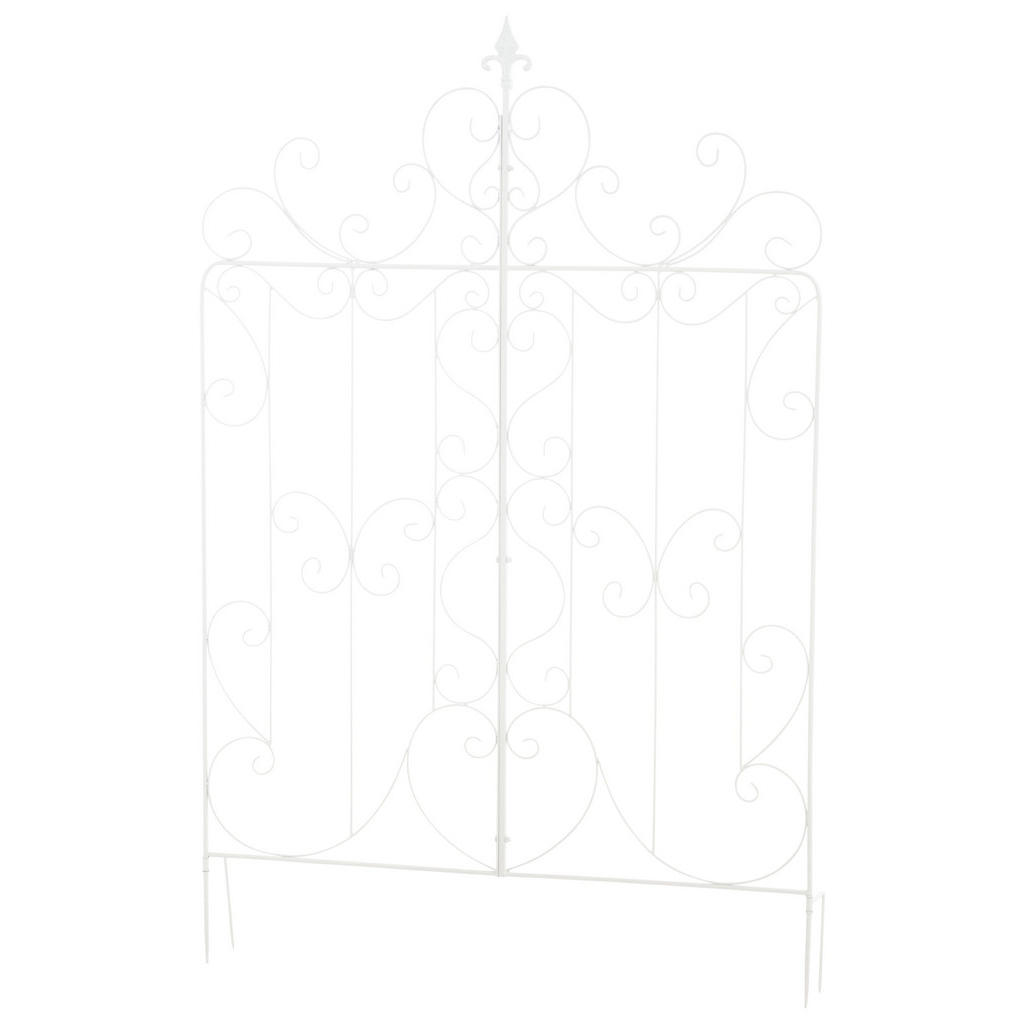 TPFGarden Rankgitter, Weiß, Metall, 99x133x7 cm, Gartenzubehör, Gartendeko TPFGarden Rankgitter, Weiß, Metall, 99x133x7 cm, Gartenzubehör, Gartendeko von TPFGarden