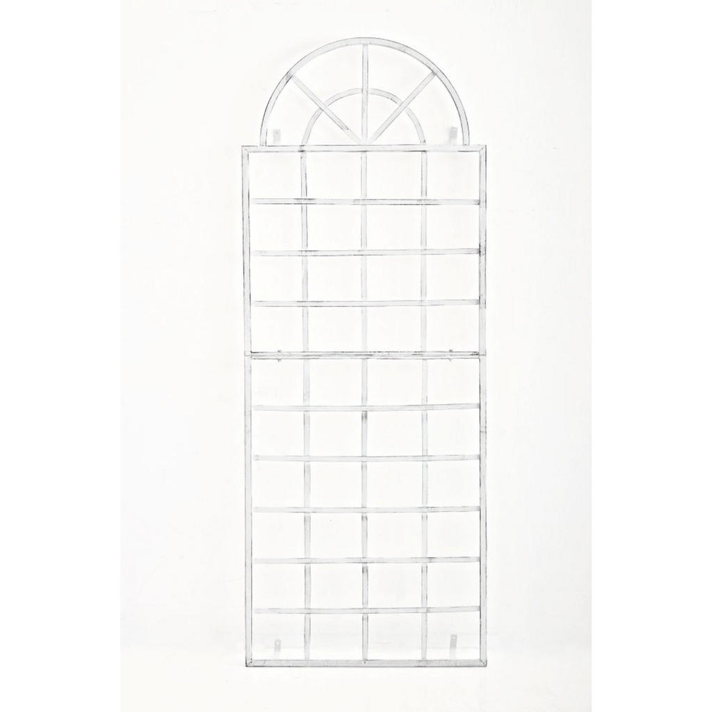 TPFGarden Rankgitter, Weiß, Metall, 70x180x2 cm, Gartenzubehör, Gartendeko von TPFGarden