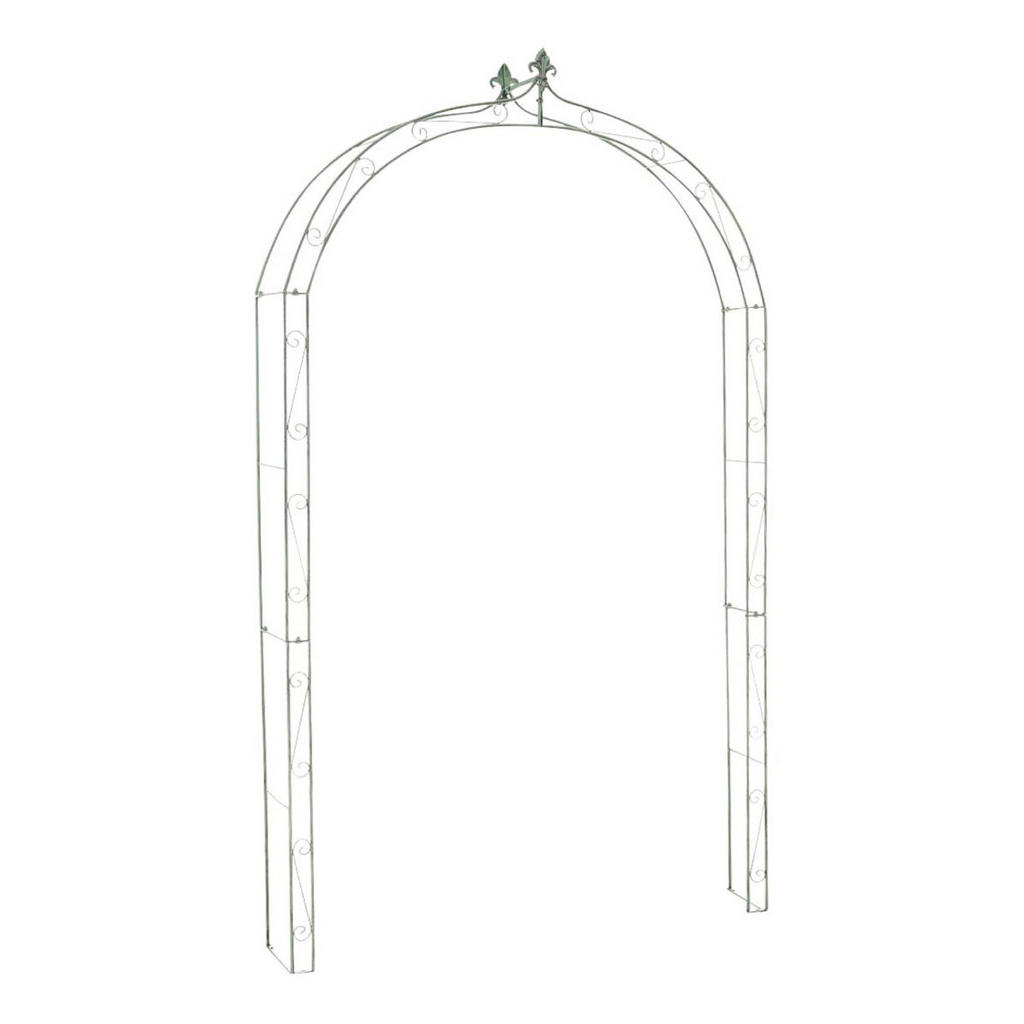 TPFGarden Rosenbogen, Grün, Metall, 143x246x25 cm, Gartenzubehör, Gartendeko von TPFGarden