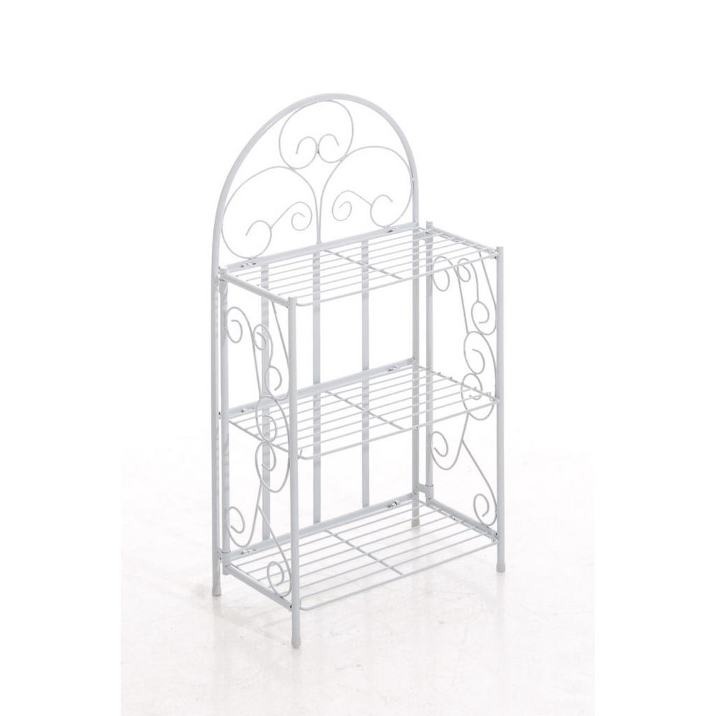 TPFGarden Standregal, Weiß, Metall, 45.5x81.5x24 cm, Wohnzimmer, Regale, Bücherregale TPFGarden Standregal, Weiß, Metall, 45.5x81.5x24 cm, Wohnzimmer, Regale, Bücherregale von TPFGarden