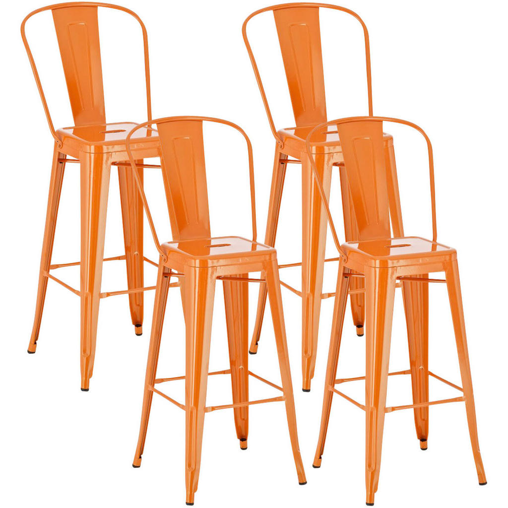 TPFLiving BARHOCKER Orange TPFLiving BARHOCKER Orange