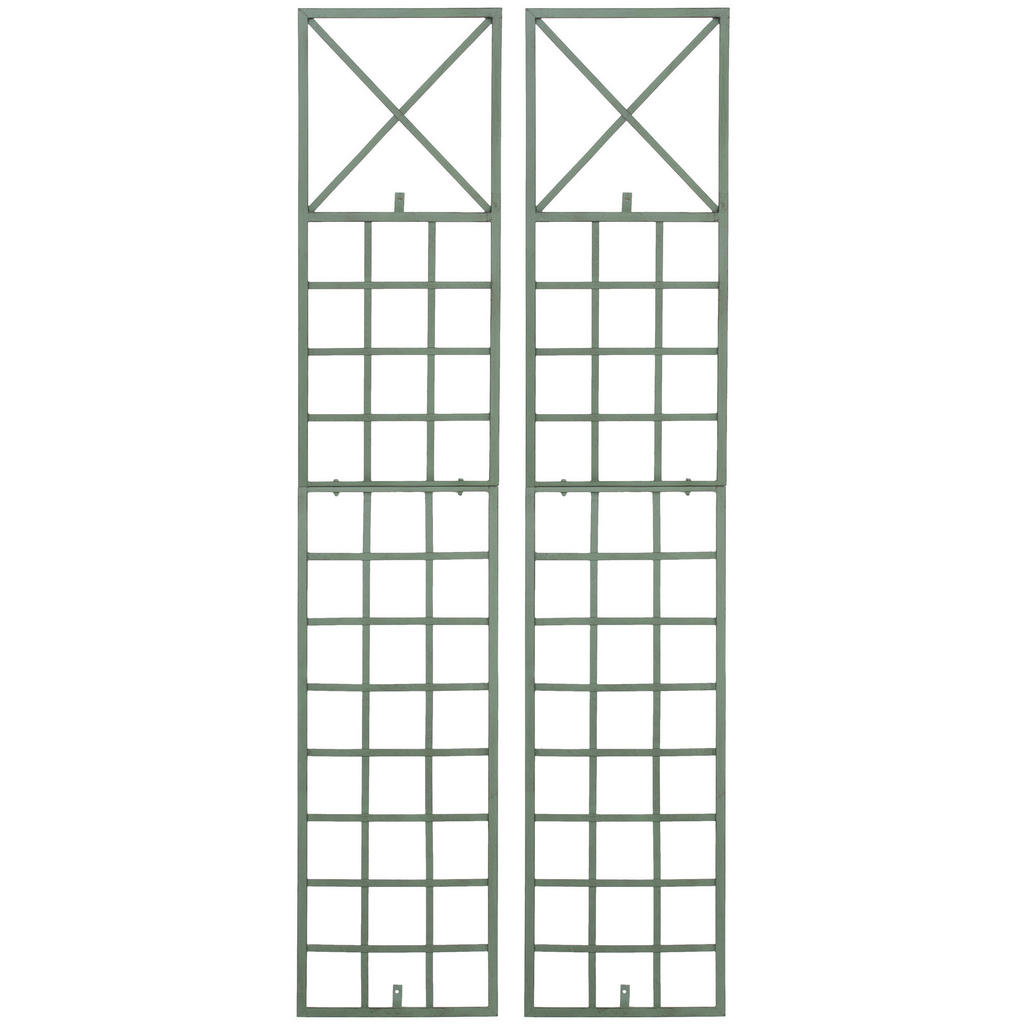 TPFLiving Rankgitter, Grün, Metall, 40x198x2 cm, Gartenzubehör, Gartendeko von TPFLiving