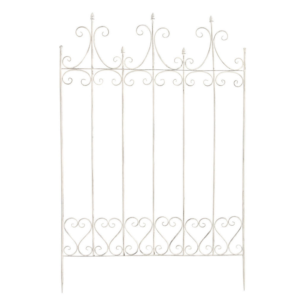 TPFLiving Rankgitter, Weiß, Metall, 100x150x2 cm, Gartenzubehör, Gartendeko von TPFLiving