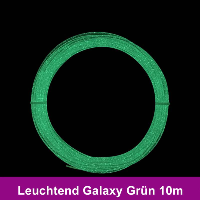 TPFNet PLA Filament für 3D Drucker-Stift - verschiedene Farben - 10m - Galaxy Grün