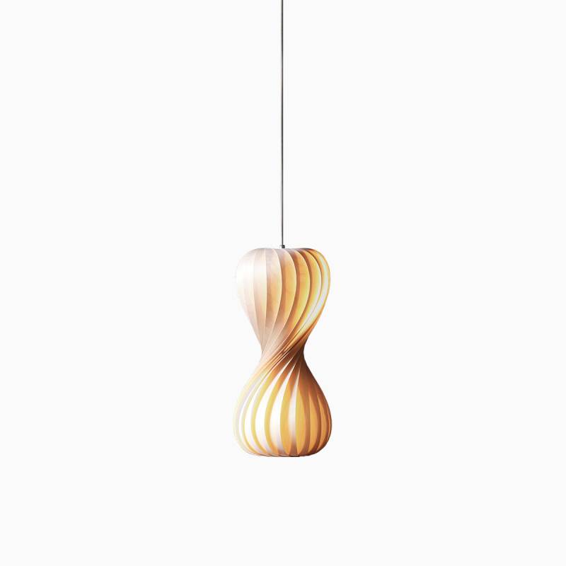 TR7 Pendelleuchte, Birke Natur, Ø: 25 cm, H: 55 cm