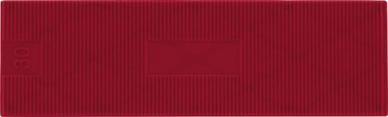 TRIUSO Unterlegplättchen 3 mm, 1000 Stück, rot - KU31000 von Triuso