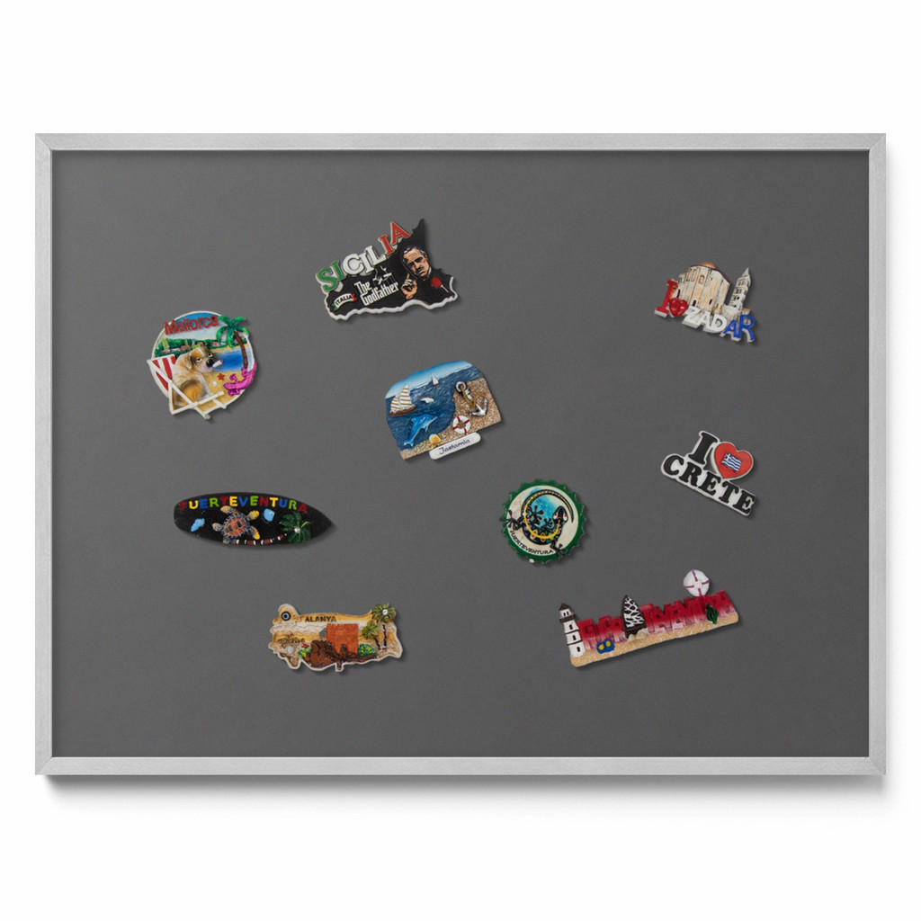 Tulup Magnettafel, Chrom, Metall, Rechteckig, 80x60x0.4 cm, Dekoration, Magnettafeln & Pinnwände Tulup Magnettafel, Chrom, Metall, Rechteckig, 80x60x0.4 cm, Dekoration, Magnettafeln & Pinnwände von TULUP