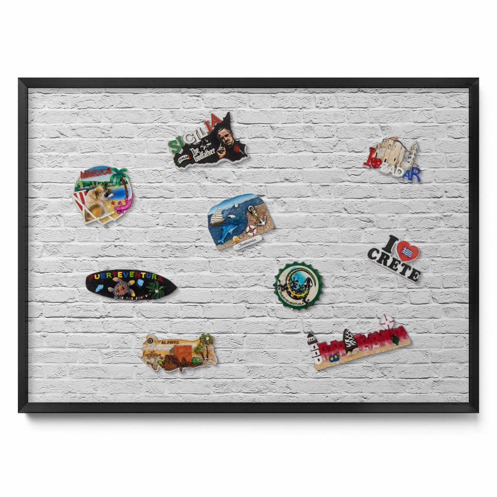 Tulup Magnettafel, Graphit, Metall, Rechteckig, 70x50x0.4 cm, Dekoration, Magnettafeln & Pinnwände von TULUP