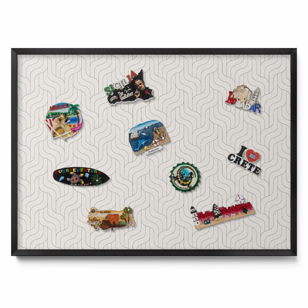 Tulup Magnettafel, Perlmutt, Metall, Rechteckig, 70x50x0.4 cm, Dekoration, Magnettafeln & Pinnwände von TULUP