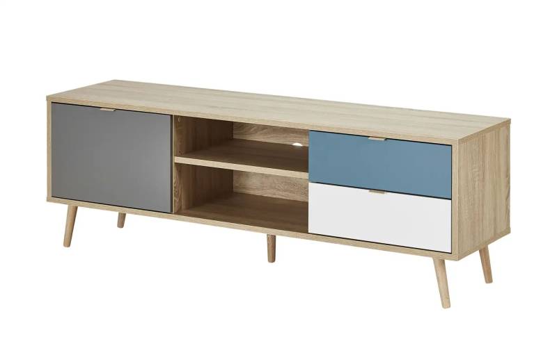 TV-Lowboard  Cabia ¦ mehrfarbig ¦ Maße (cm): B: 150 H: 52 T: 40.0 Kommoden & Sideboards > TV Lowboards - Höffner