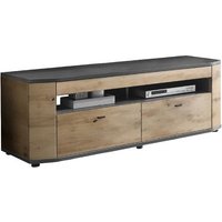 TV-Lowboard DERA 002 Artisan Eiche/Anthrazit