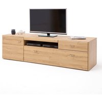 TV-Lowboard FERROL-05 Wohnwand Fernseh Schrank in Grandson Oak Nb. - B/H/T: 205/55/52cm