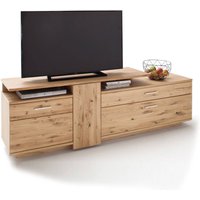 TV-Lowboard SAMARA-05 Fernsehschrank aus Asteiche Bianco massiv - B/H/T: 210/67/46cm