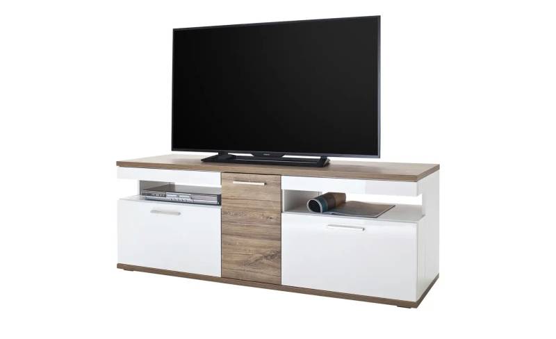 uno TV-Lowboard  Zypern ¦ weiß ¦ Maße (cm): B: 150 H: 55 T: 50.0 Kommoden & Sideboards > Lowboards - Höffner