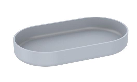 Tablett Naime in Grau Tablett Naime in Grau