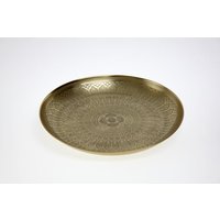 Tablett ORIENTAL rund 42cm von Werner Voss Gold