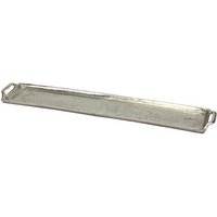 Tablett schmal L65cm silber von Werner Voß