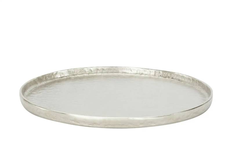 Tablett   ¦ silber ¦ Maße (cm): H: 2,5  Ø: 43.0 Küchenzubehör & Helfer > Tabletts & Etageren - Möbel Kraft