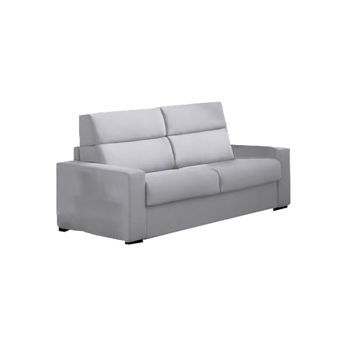Talamo Italia - 2-Sitzer Schlafsofa Oprah, Schlafsofa fürs Wohnzimmer, gepolstert, abnehmbar, 100% Made in Italy-Qualität, 200x95 h100 cm, Grau Talamo Italia - 2-Sitzer Schlafsofa Oprah, Schlafsofa fürs Wohnzimmer, gepolstert, abnehmbar, 100% Made in Italy-Qualität, 200x95 h100 cm, Grau