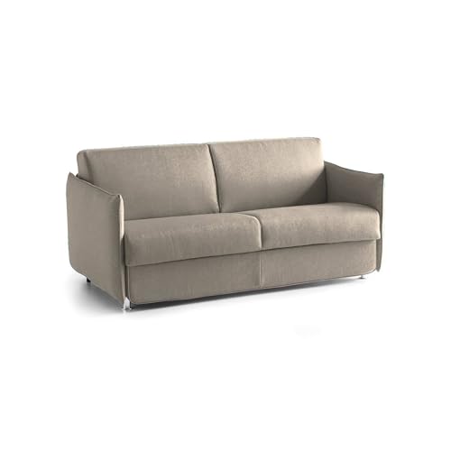 Talamo Italia - 2-Sitzer Schlafsofa Pandora, Schlafsofa fürs Wohnzimmer, gepolstert, abnehmbar, 100% Made in Italy-Qualität, 180x95 h90 cm, Taube Talamo Italia - 2-Sitzer Schlafsofa Pandora, Schlafsofa fürs Wohnzimmer, gepolstert, abnehmbar, 100% Made in Italy-Qualität, 180x95 h90 cm, Taube