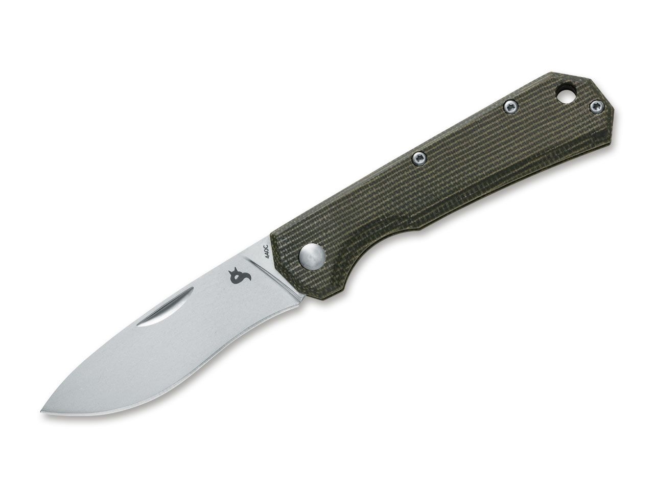 Taschenmesser Ciol Micarta Green §42a konform legal führen von BlackFox