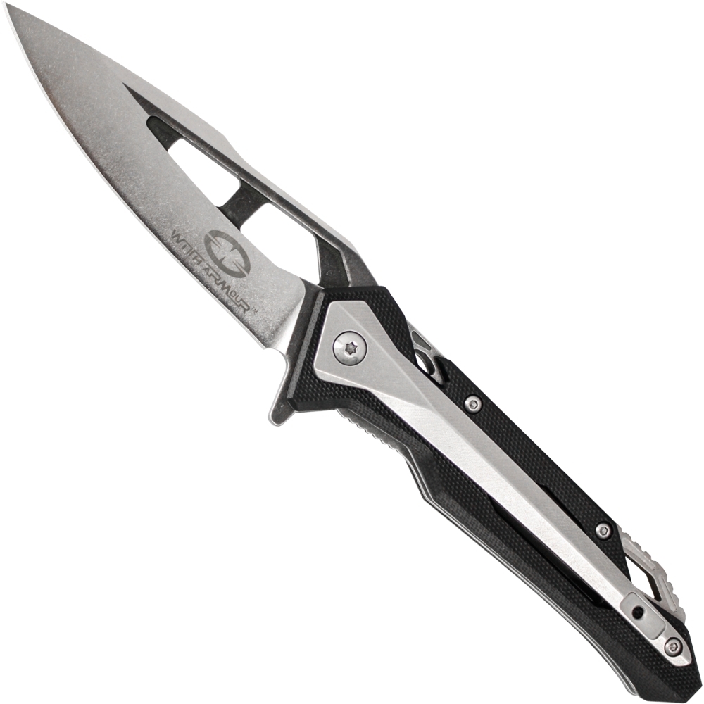 Taschenmesser Fin Tech kugelgelagerte Messerklinge mit Clip von Witharmour Knives & Tools