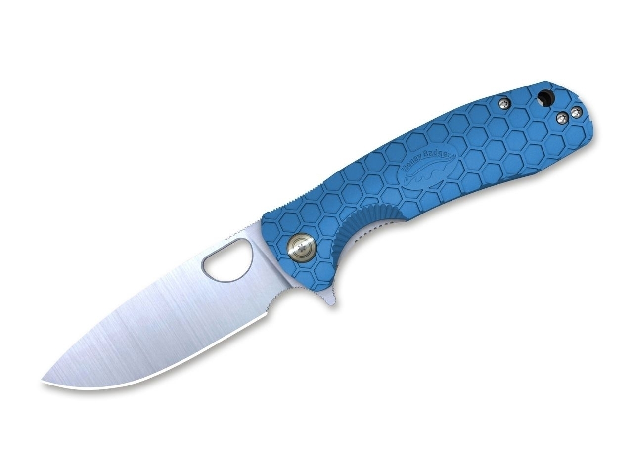 Taschenmesser Flipper Medium Blue von Honey Badger